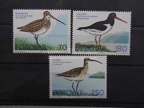 1977 Faroer Uccelli autoctoni 3v