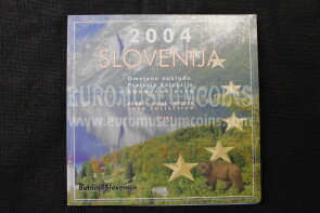 2004 Slovenia serie prova euro coins