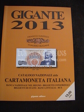 2013 Catalogo Gigante cartamoneta italiana