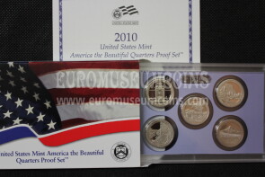 2010 U.S.A. America Quarters proof set Parchi