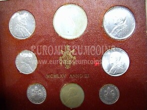 1965 Vaticano monete singole FDC Anno III - 3