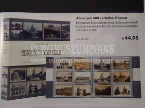 Album per 600 cartoline storiche  Historische Postkarten