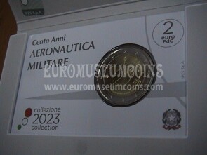 Italia 2023 Aeronautica Militare 2 euro commemorativo in coincard ufficiale