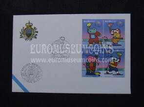 2002 FDC Olimpiadi Invernali San Marino