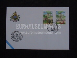 1997 San Marino Europa Busta primo giorno di emissione FDC
