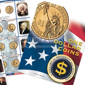 One Dollar Coins Fogli Abafil per Presidenti USA