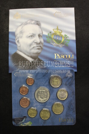 2012 San Marino divisionale FDC con il 5 Euro in argento in confezione ufficiale